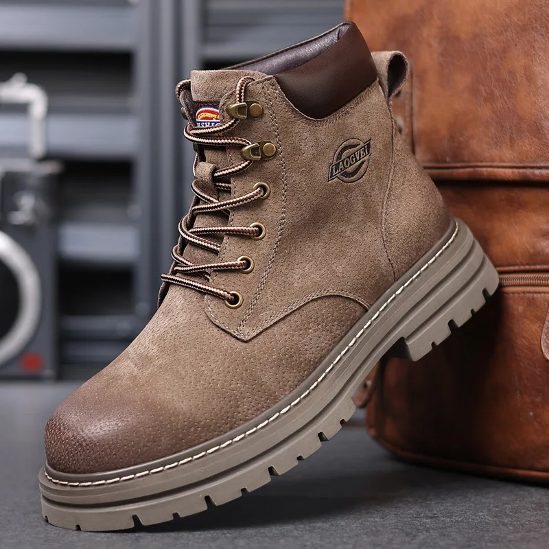 Leatherwork Boots - عالية الجودة حذاء رجالي جلد أصلي