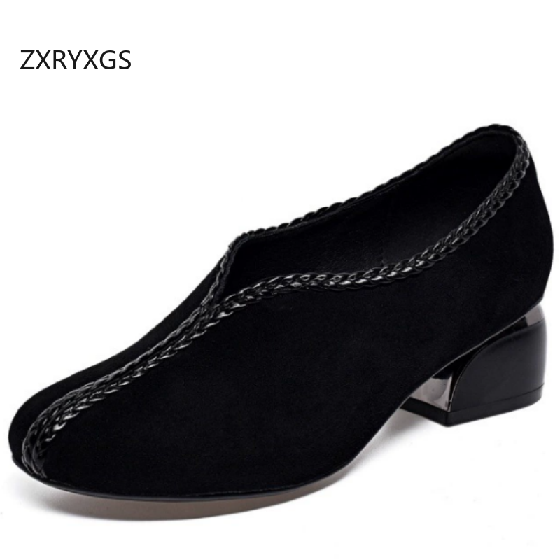 Leather Work For Kids - أحذية ZXRYXGS الفاخرة من جلد الغنم