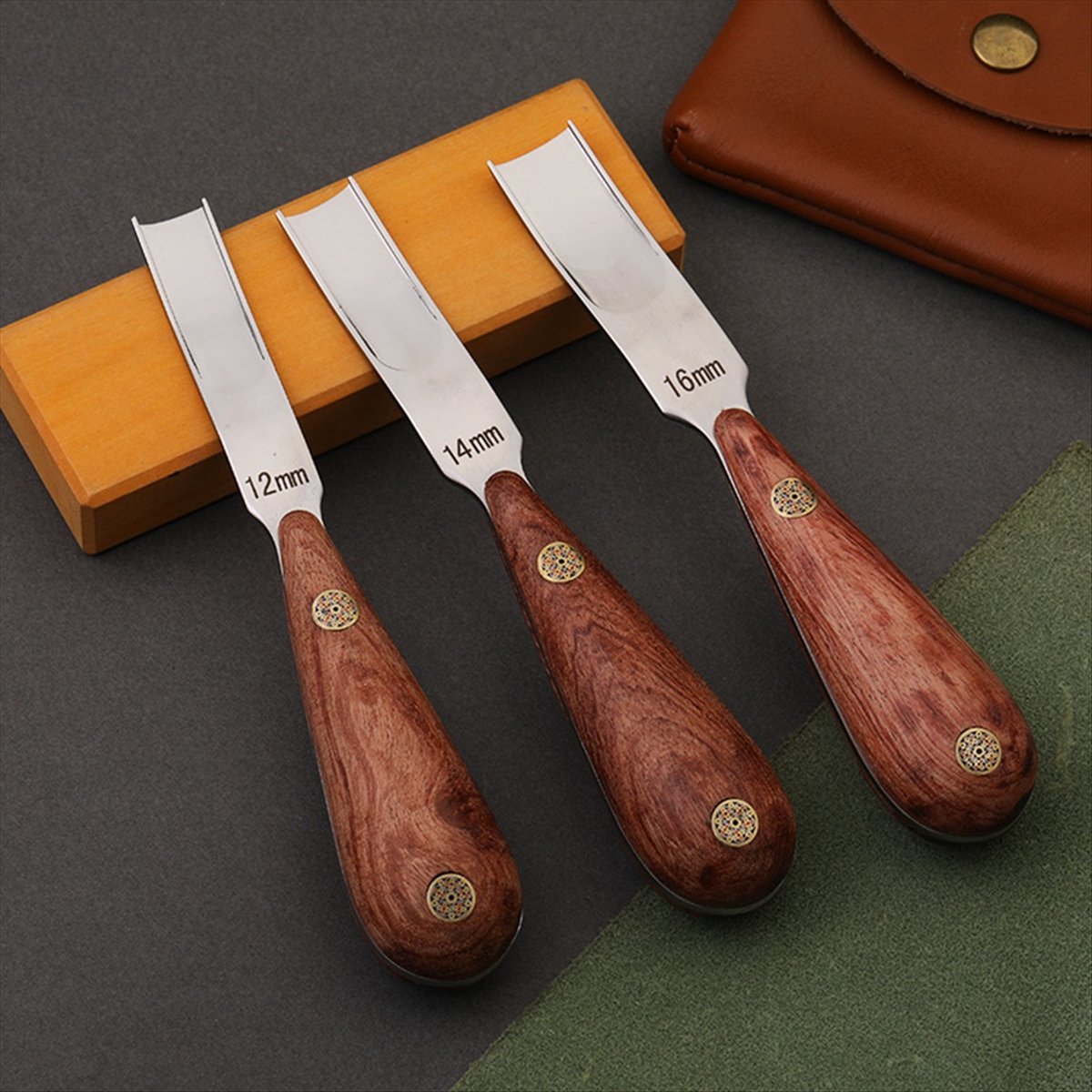 Leather Edge Beveler - DT1597 TRENDY~1PC أداة تشطيب حواف الجلد