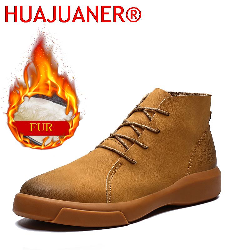 Leatherwork Boots - أحذية تشيلسي رجالية فاخرة للشتاء مع