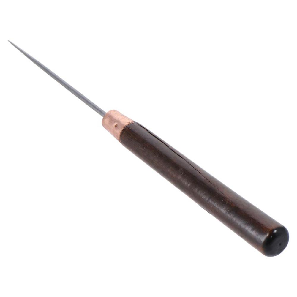 أداة خدوش بمقبض خشبي ، مشغولات - مراجعة Leatherwork Awl وسعره