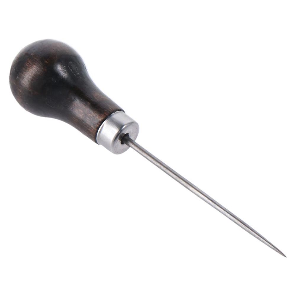 أداة خدوش بمقبض خشبي ، مشغولات - مراجعة Leatherwork Awl وسعره