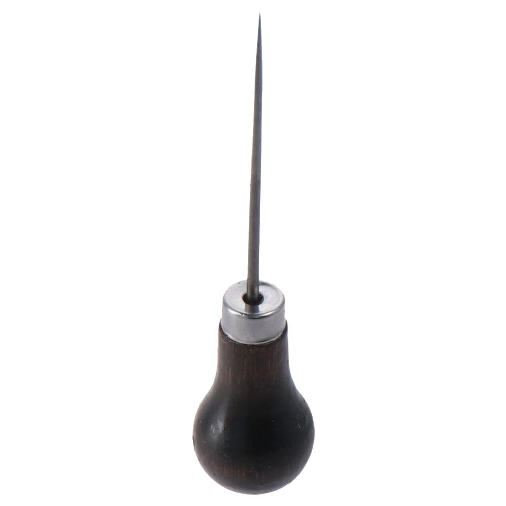 أداة خدوش بمقبض خشبي ، مشغولات - مراجعة Leatherwork Awl وسعره