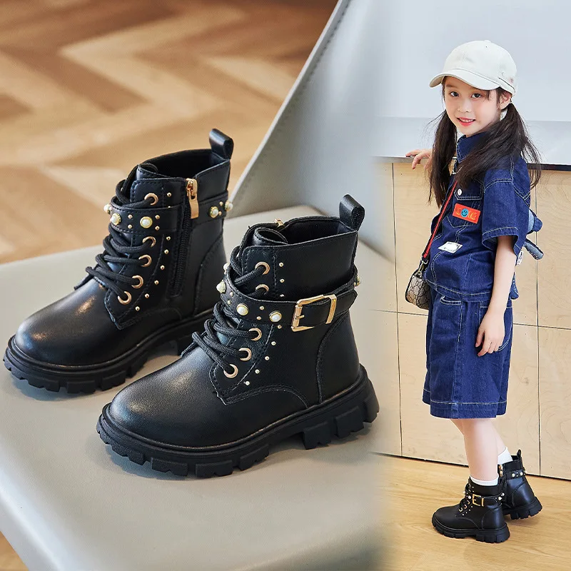 أحذية قصيرة دافئة للفتيات مبطن - مراجعة Leather Work For Kids وسعره