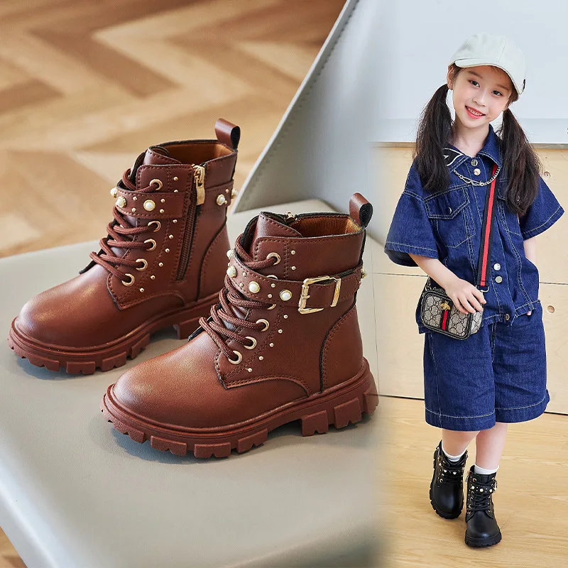 أحذية قصيرة دافئة للفتيات مبطن - مراجعة Leather Work For Kids وسعره