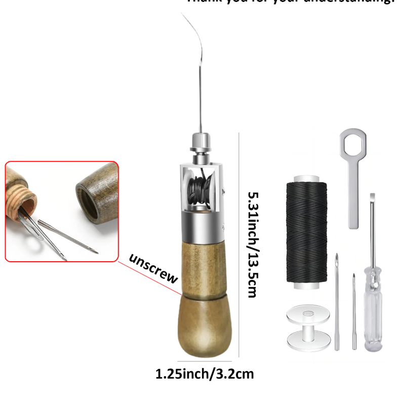 مجموعة أدوات خياطة جلدية احترا - مراجعة Leatherwork Awl وسعره