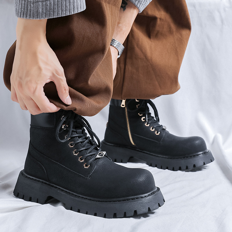 بالإضافة إلى حجم الرجال أزياء  - مراجعة Leatherwork Boots وسعره