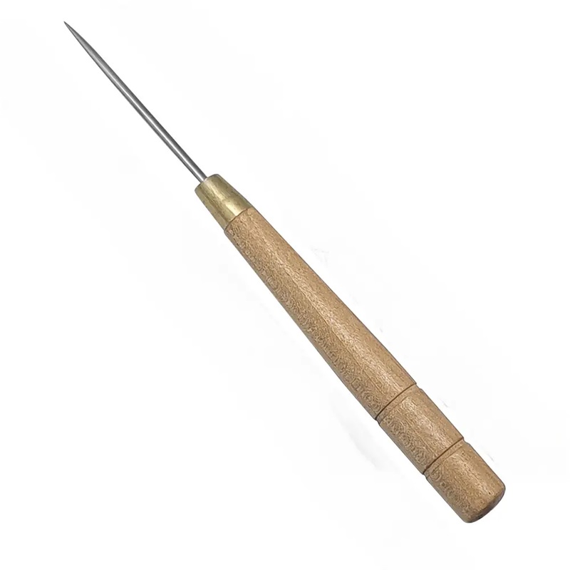3 قطعة مقبض خشبي Awl أداة الجل - مراجعة Leatherwork Awl وسعره