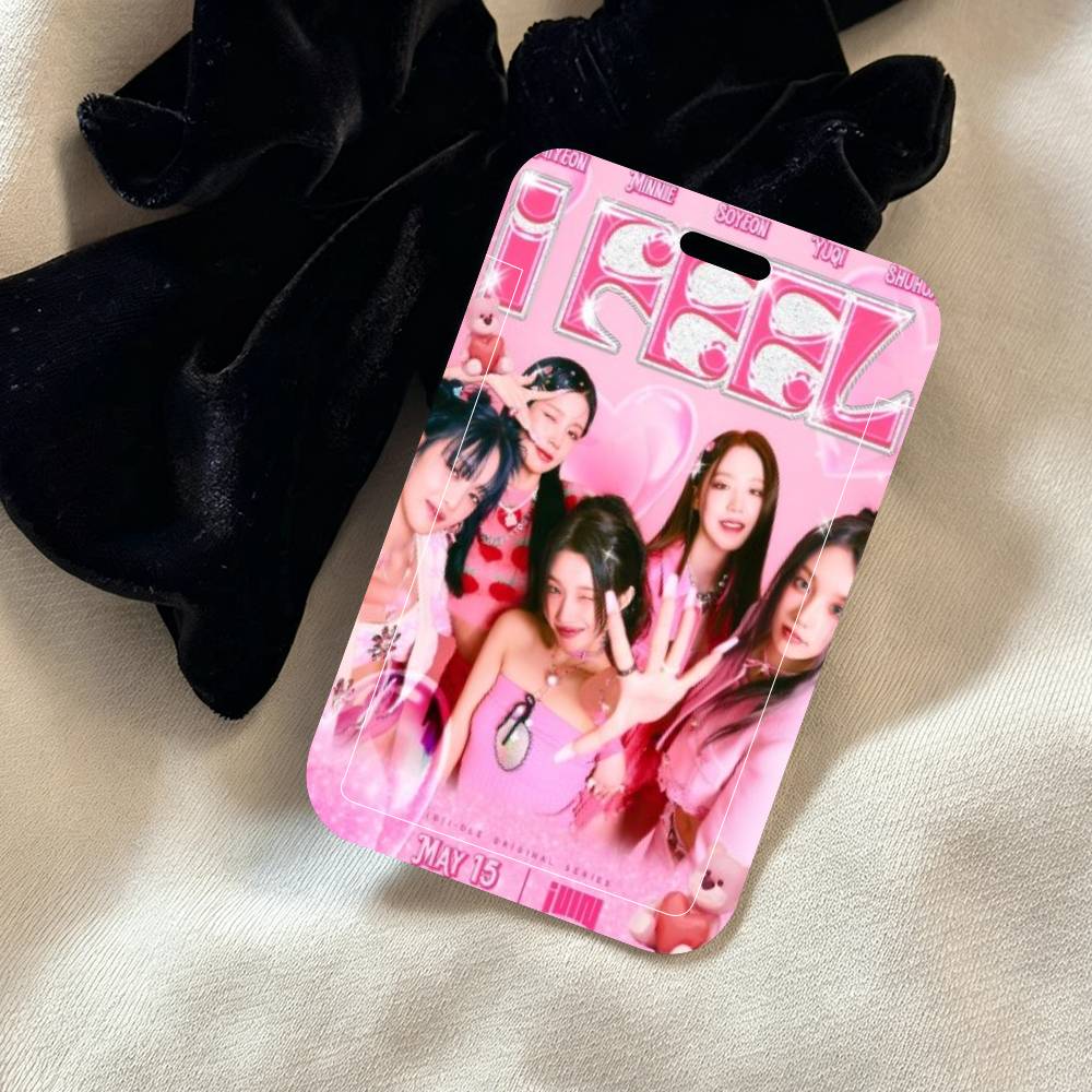 حامل بطاقة هوية Kpop GIDLE (G) - مراجعة Leather Work For Kids وسعره