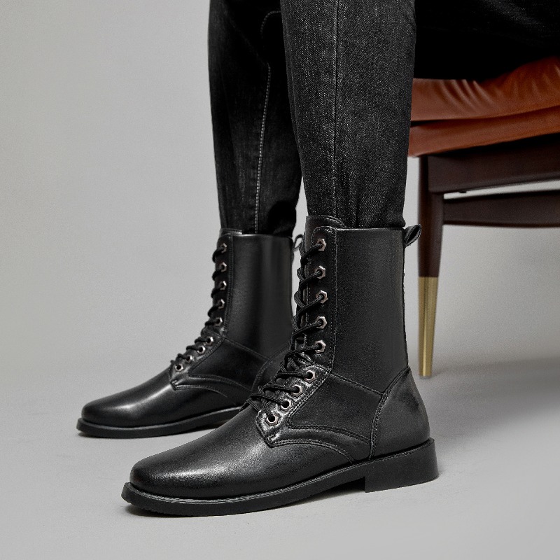 أحذية جلدية عالية الرقبة للأنش - مراجعة Leatherwork Boots وسعره