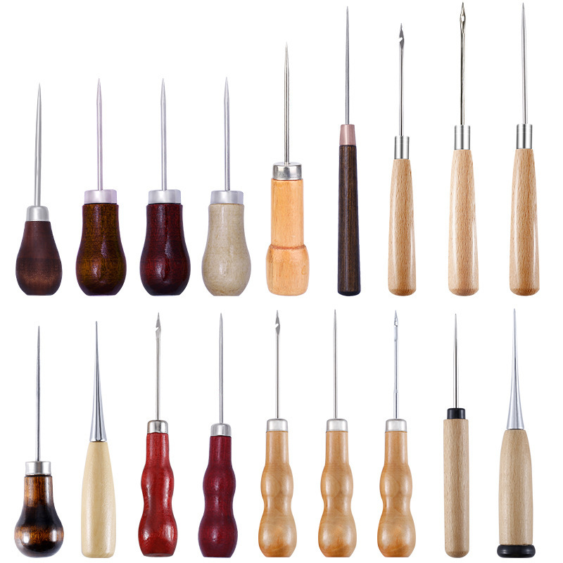 الجلود Awl الخشب مقبض Awls الخ - مراجعة Leatherwork Awl وسعره