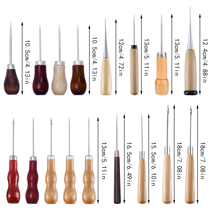 الجلود Awl الخشب مقبض Awls الخ - مراجعة Leatherwork Awl وسعره