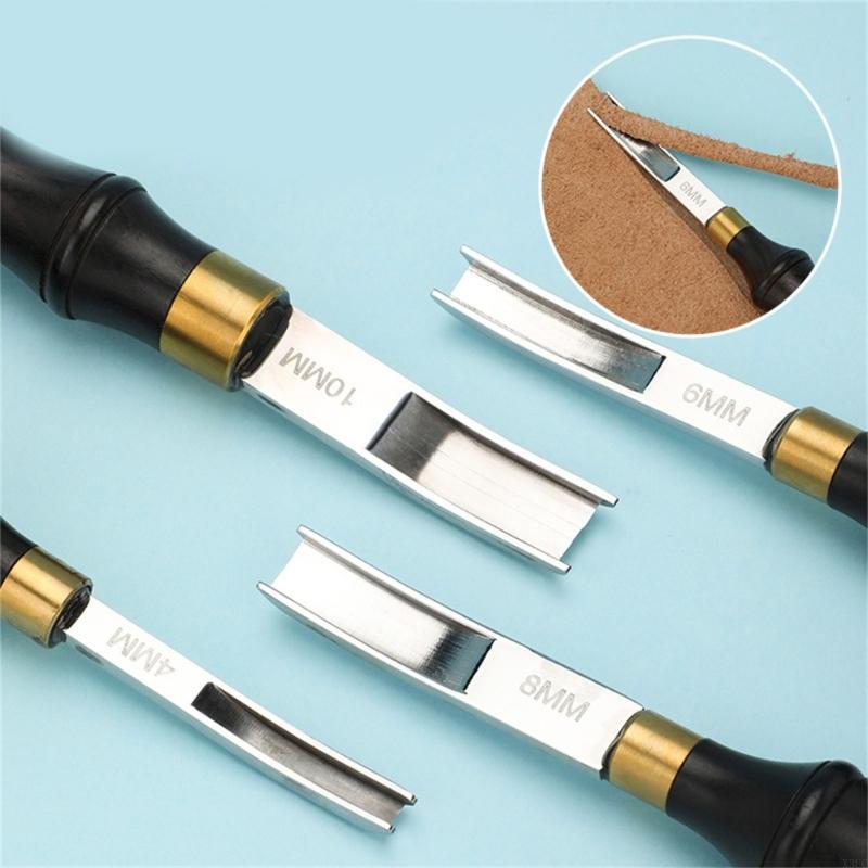جلود تزلج تزلج تزلج أداة بيفير - مراجعة Leather Edge Beveler وسعره