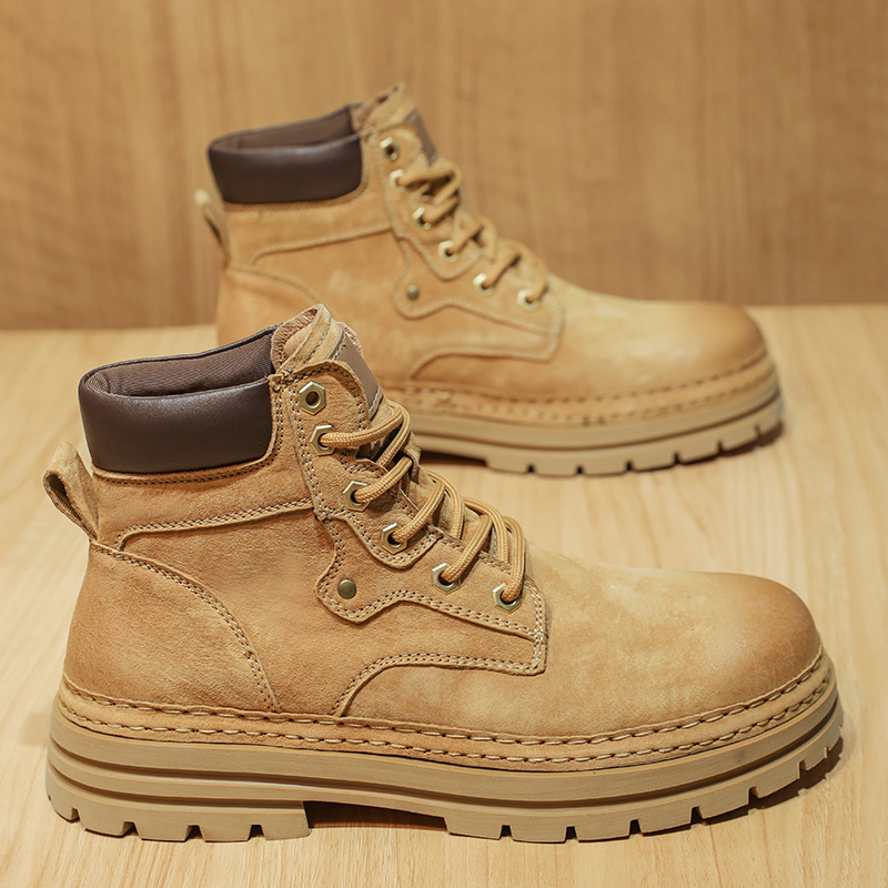 أحذية رجالية عصرية للربيع ذات  - مراجعة Leatherwork Boots وسعره