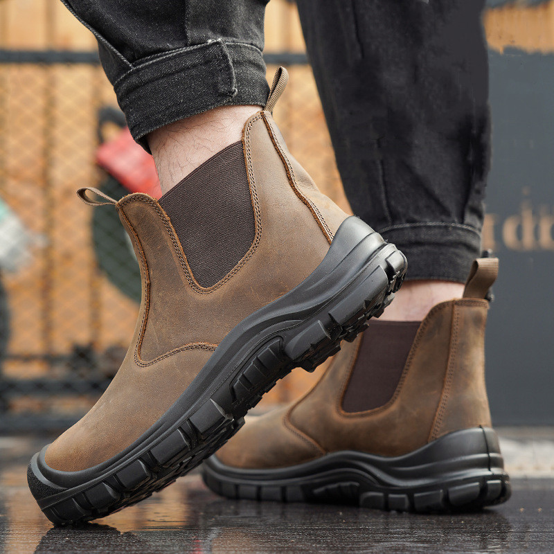 أغطية أصابع القدم الفولاذية لل - مراجعة Leatherwork Boots وسعره