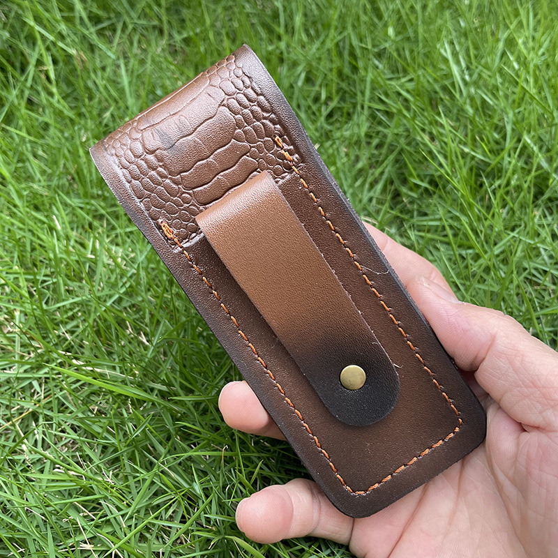غطاء سكين جيب منقوش من جلد الب - مراجعة Leatherwork Awl وسعره