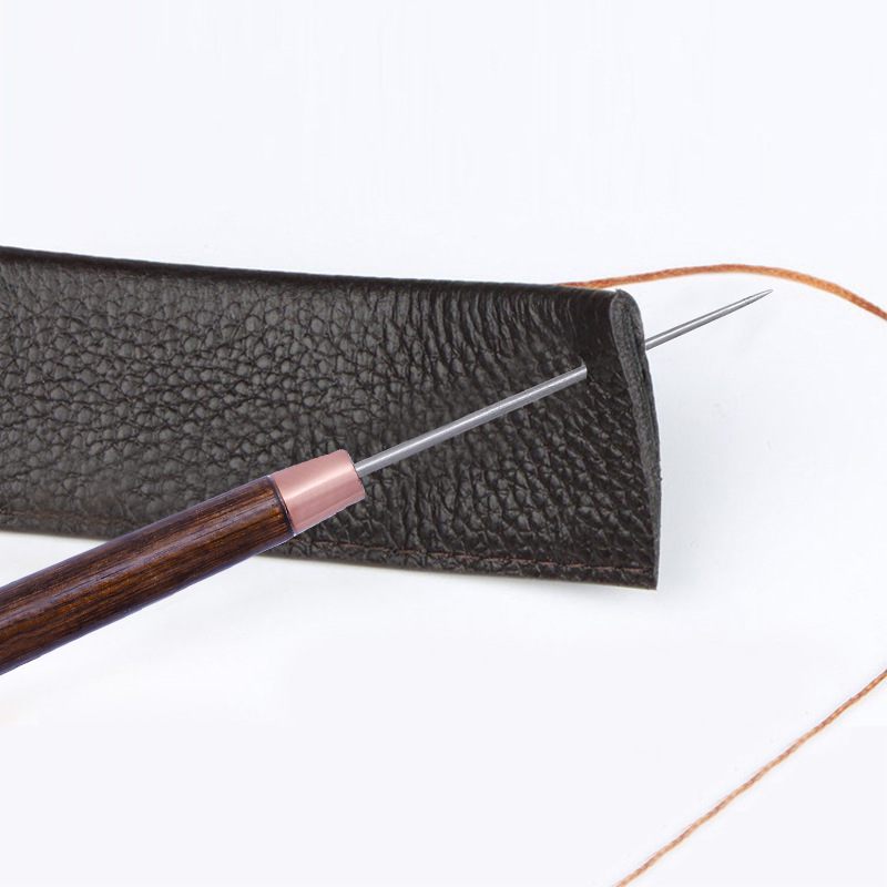 دائم المهنية الجلود الخشب مقبض - مراجعة Leatherwork Awl وسعره