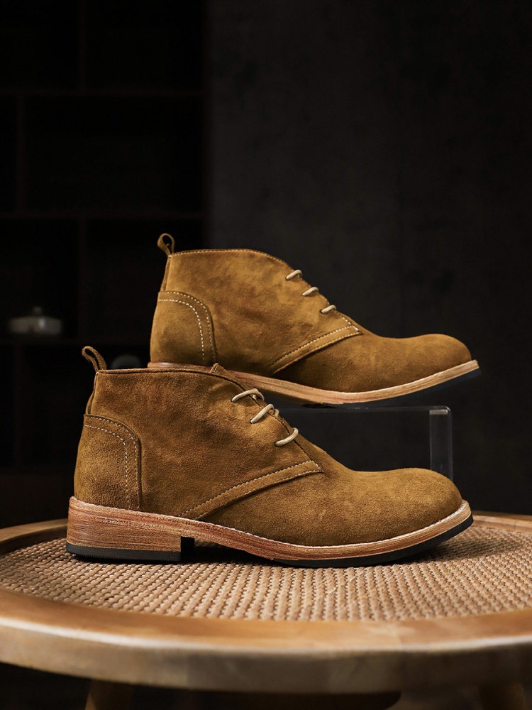 الموضة تنوعا الذكور الدانتيل م - مراجعة Leatherwork Boots وسعره
