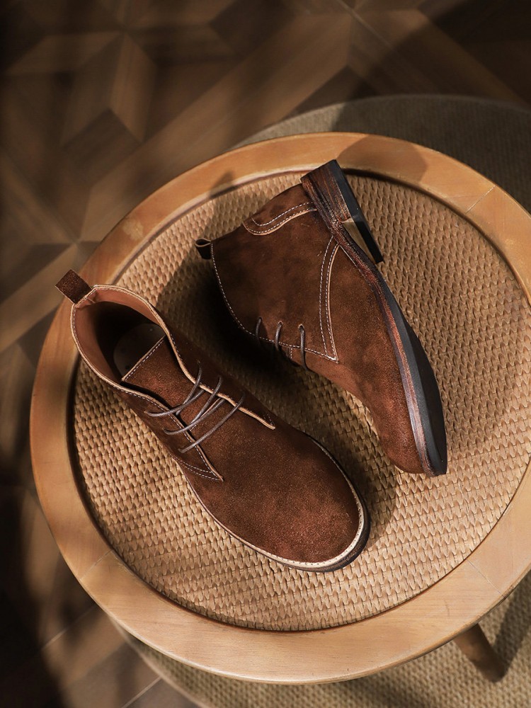 الموضة تنوعا الذكور الدانتيل م - مراجعة Leatherwork Boots وسعره